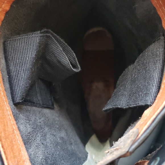 Men Replay Leather Pull Up Biker Boots - Picture 14 of 14